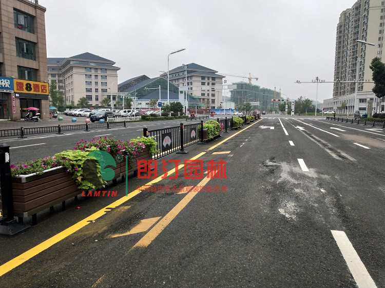 朗汀定制款道路隔離花箱