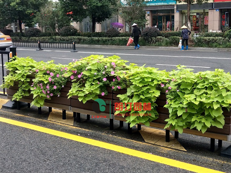 朗汀定制款道路隔離花箱